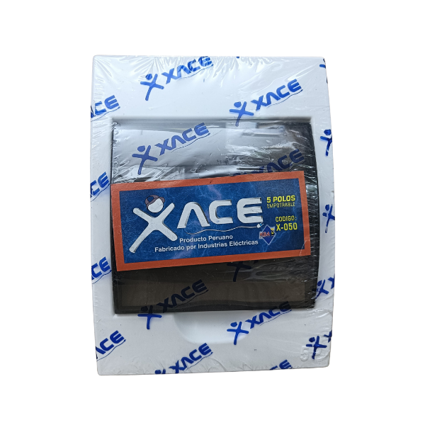 XACE-050 - TABLERO EMPOTRABLE DE 5 POLOS - XACE