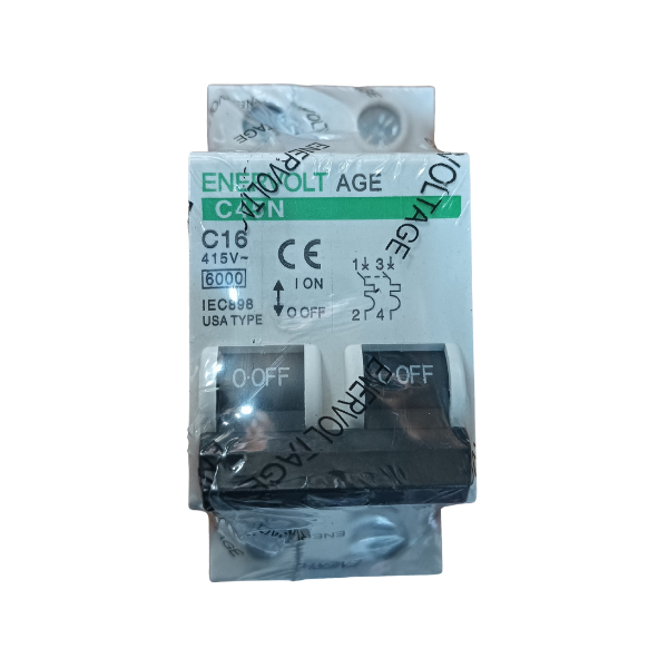 23607754 - INTERRUPTOR TERMOMAGNÉTICO ENERVOLTAGE C45N 2XC16